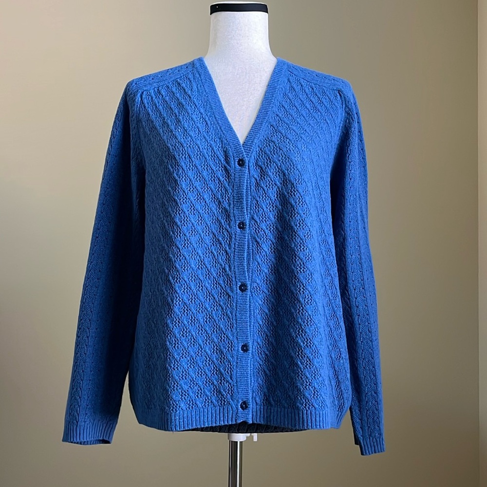 Paul and Joe Sister - French Blue Cardigan Sweater - Size 4 fits US M/L
